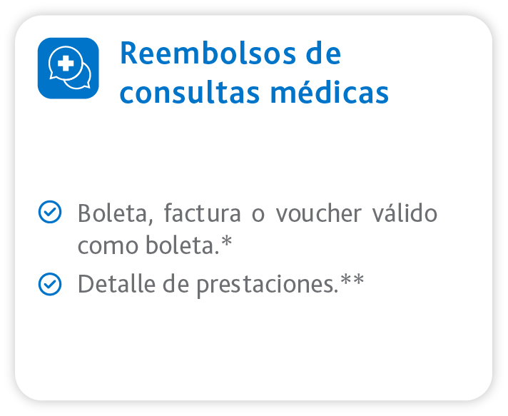 reembolso de consultas médicas