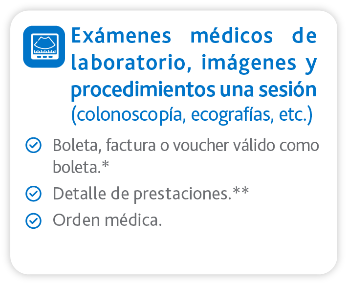 exámenes médicos de laboratorio